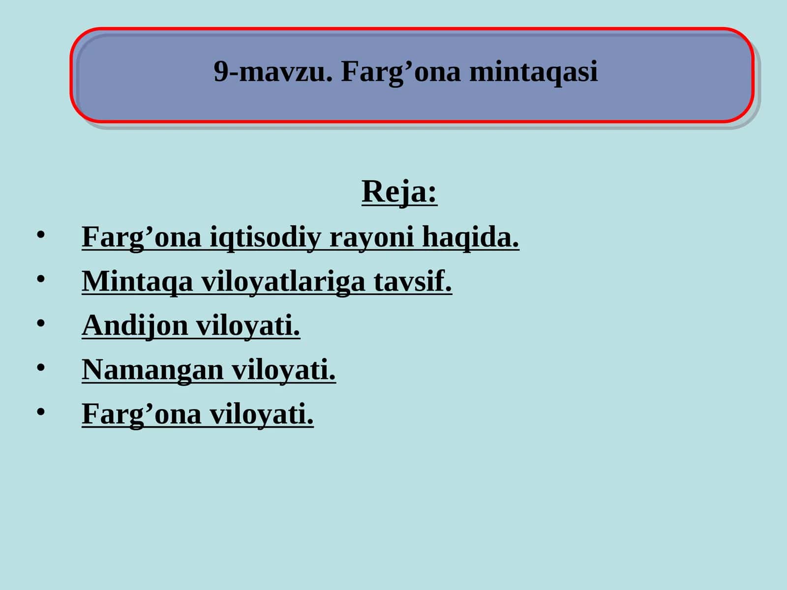 Farg’ona mintaqasi 1