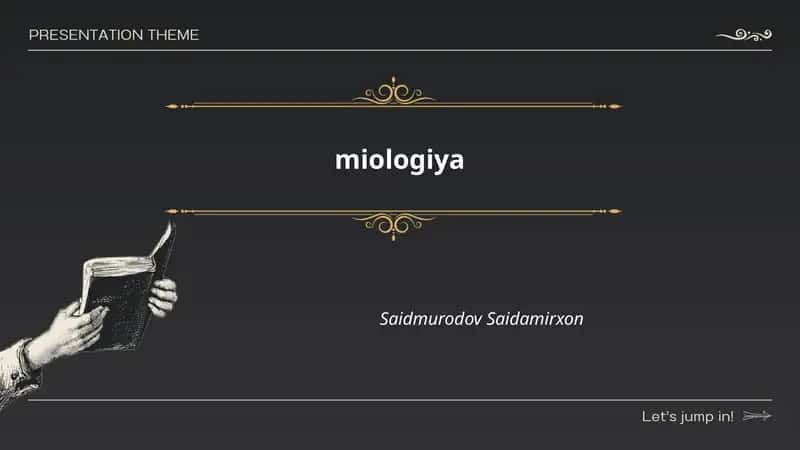 Miologiya 1