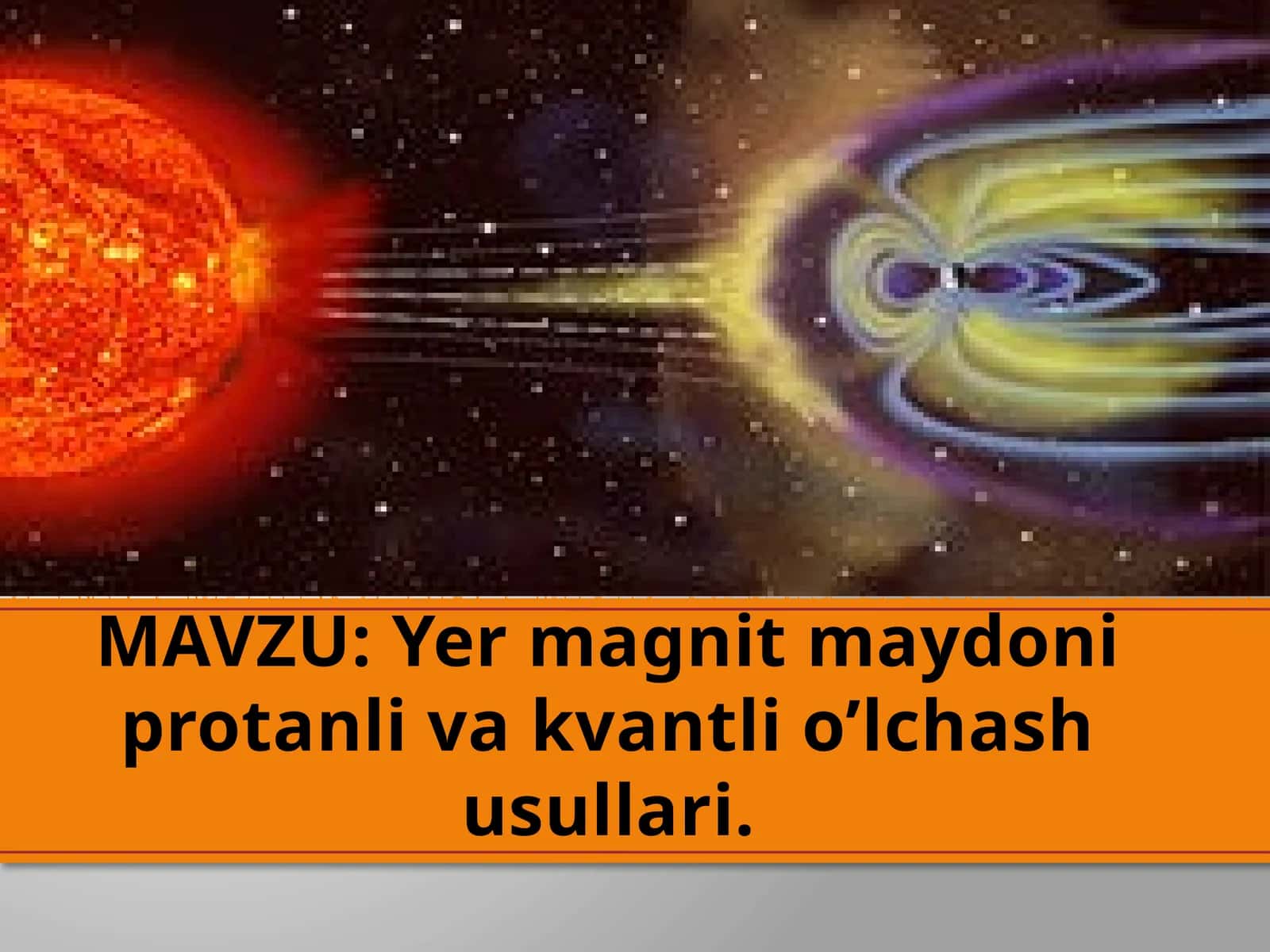 Yermagnitmaydoni protanlivakvantlio’lchash usullari 1