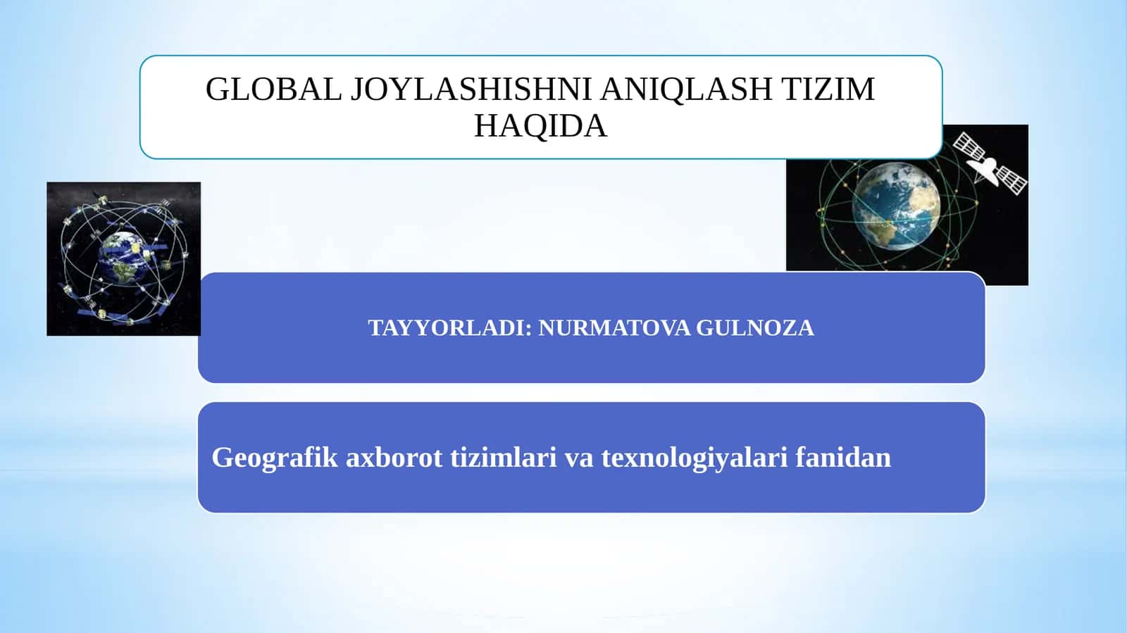 GLOBAL JOYLASHISHNI ANIQLASH TIZIMI 1