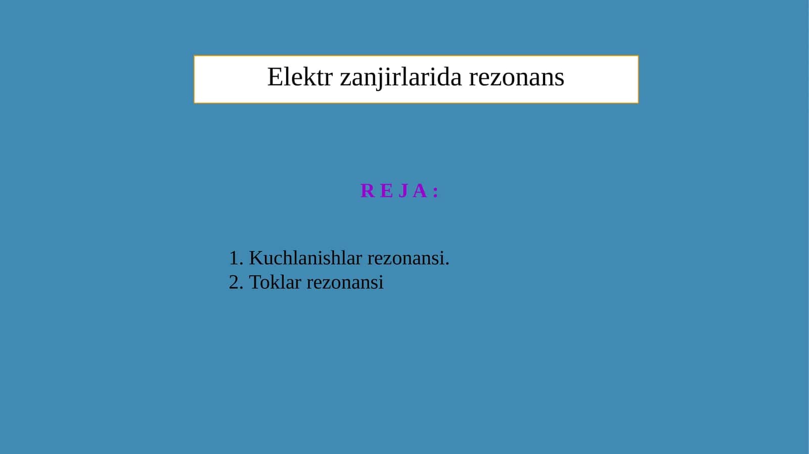 Elektrzanjirlaridarezonans 1