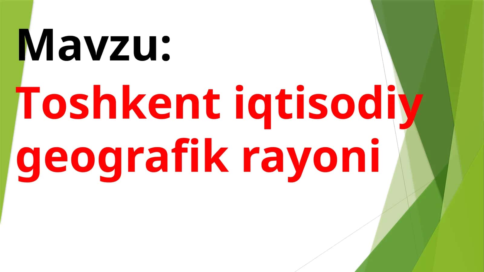 Toshkent iqtisodiy geografik rayoni 1