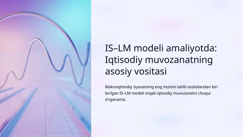 IS–LM modeli 1