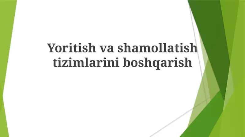 HVAC tizimlarida sun'iy intellekt asosidagi bashoratli texnik xizmat 1