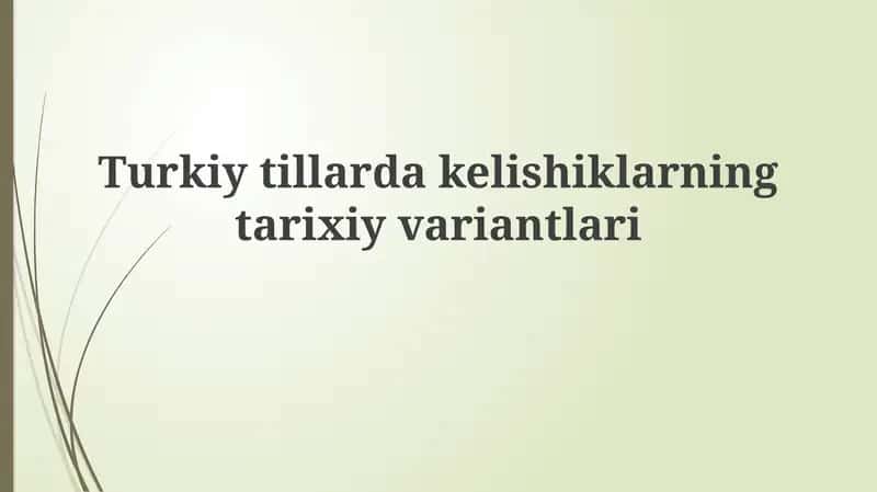 Kelishik tushunchasi va uning tarixiy ildizlari 1
