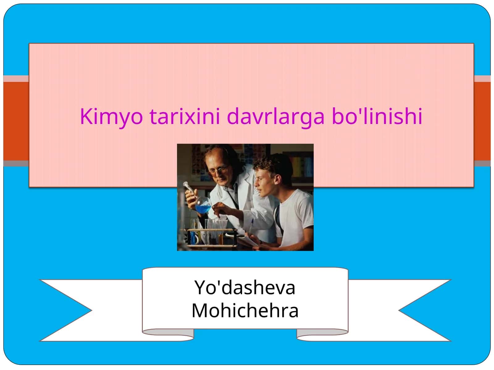 Kimyo tarixini davrlarga bo'linishi 1