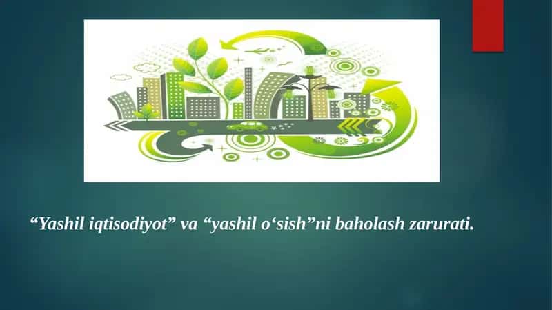Yashil iqtisodiyot 1