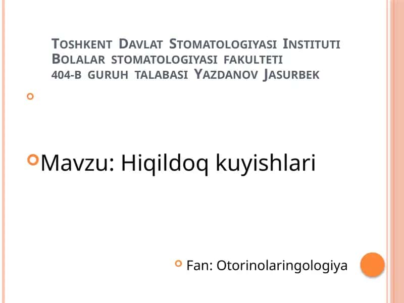Hiqildoq kuyishlari 1