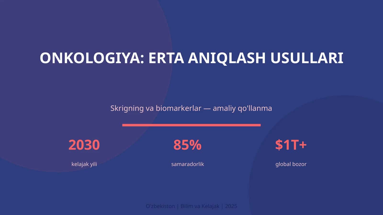 Skrigning va biomarkerlar — amaliy qo'llanma 1