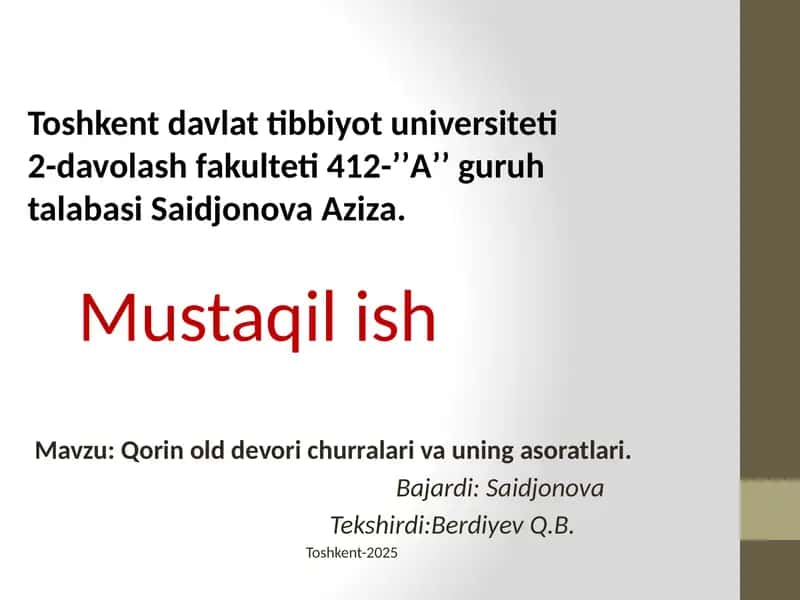 Qorinolddevorichurralarivauningasoratlari 1