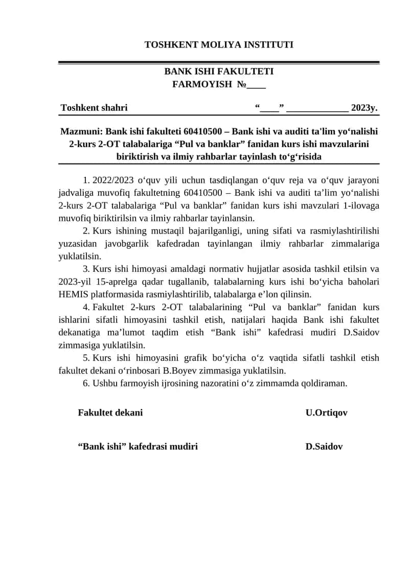 Pul va banklar 1