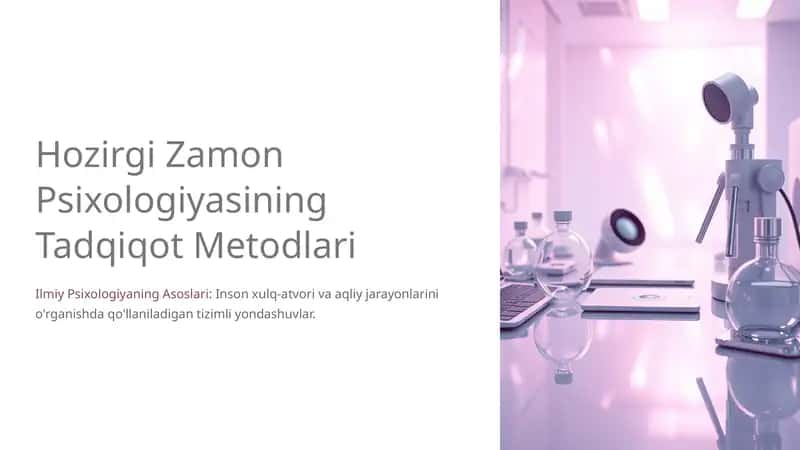 Ilmiy Psixologiyaning Asoslari 1