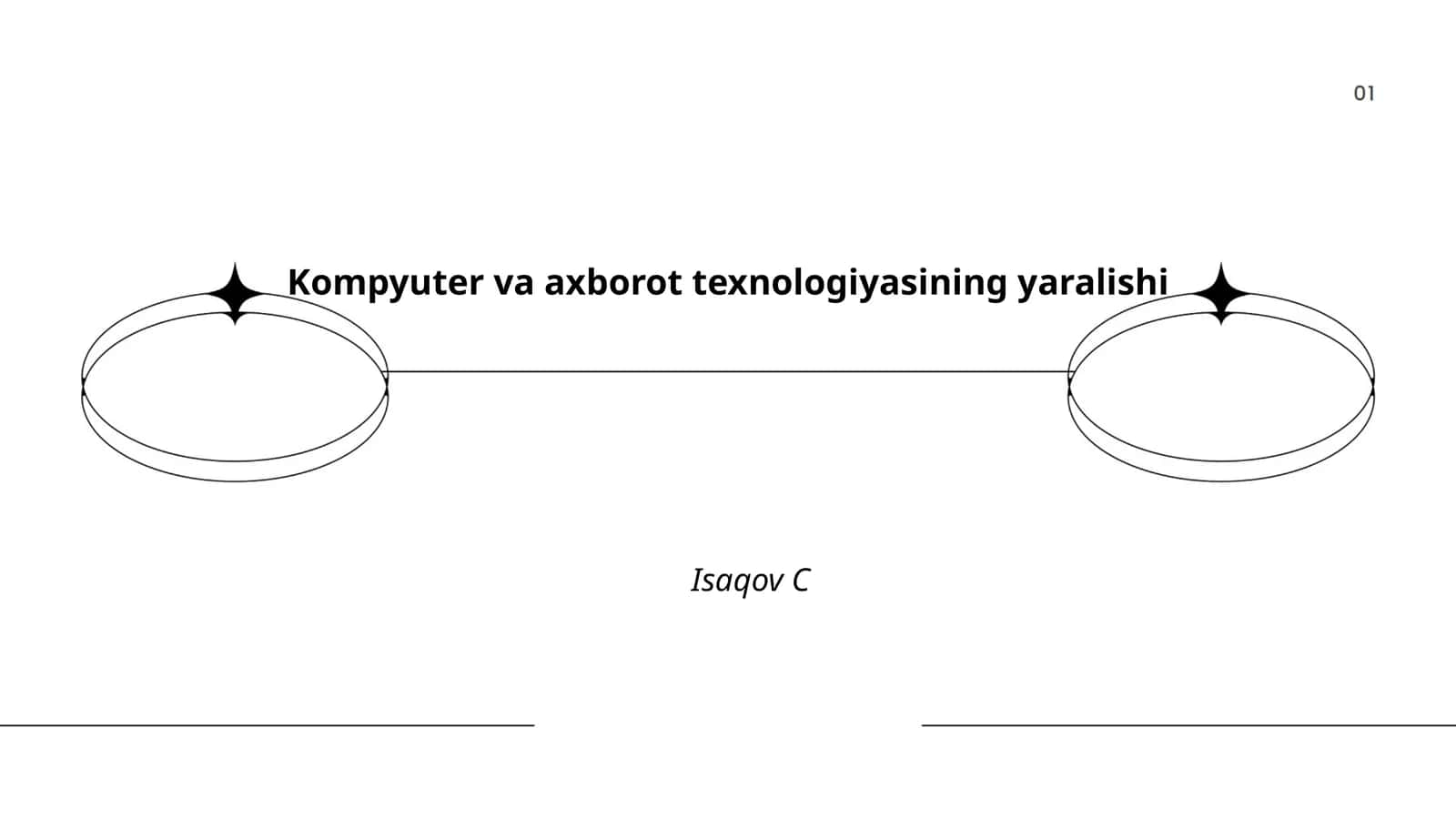 Kompyuter va axborot texnologiyasining yaralishi 1