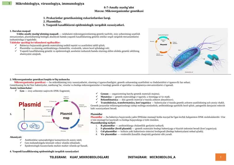 Mikrobiologiya, virusologiya, immunologiya 1