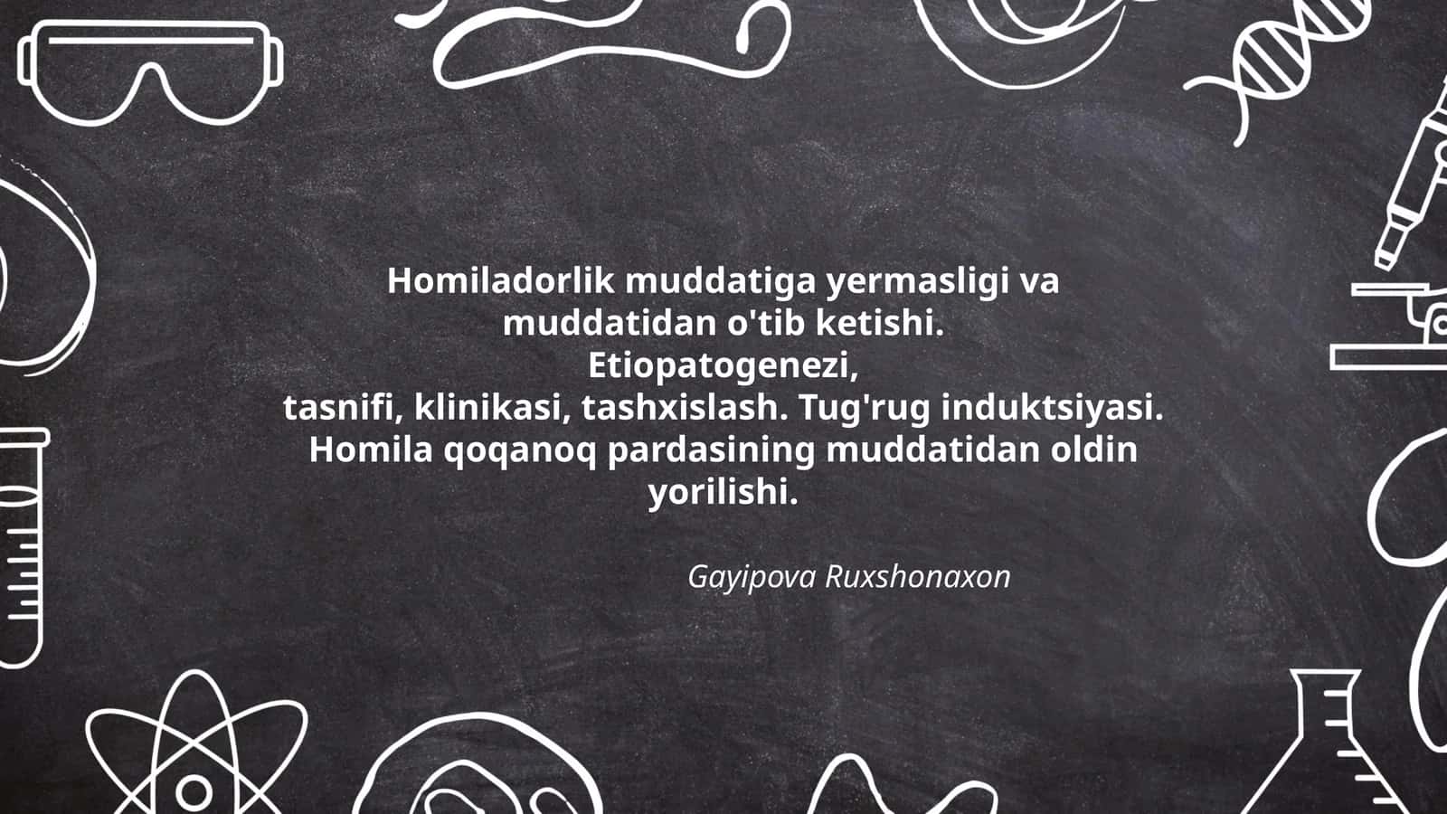 Homiladorlik 1