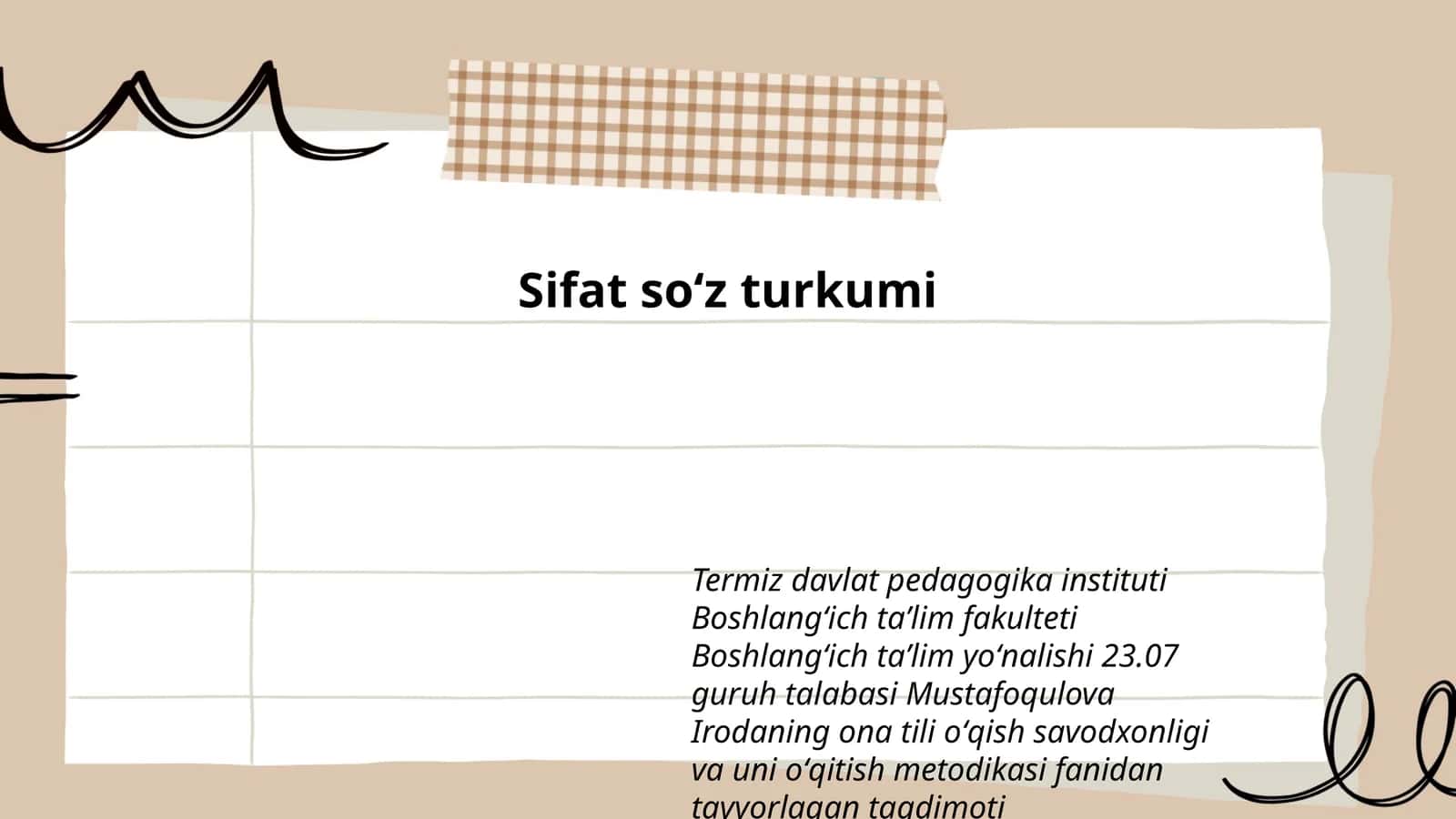 Sifat soʻz turkumi 1