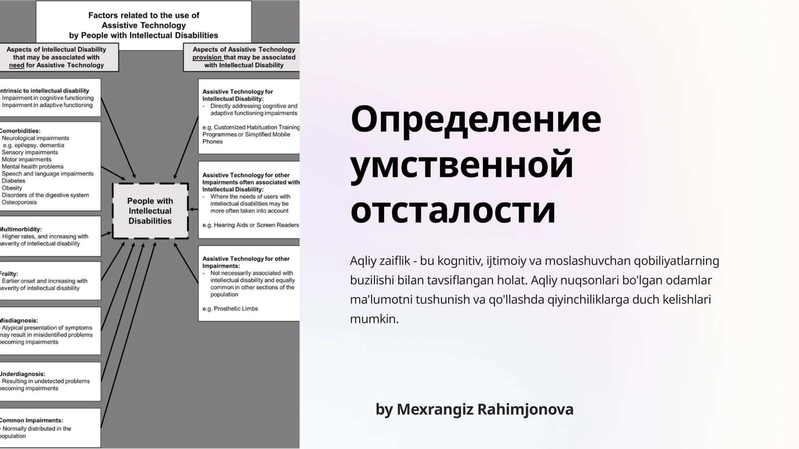Определение умственной отсталости 1