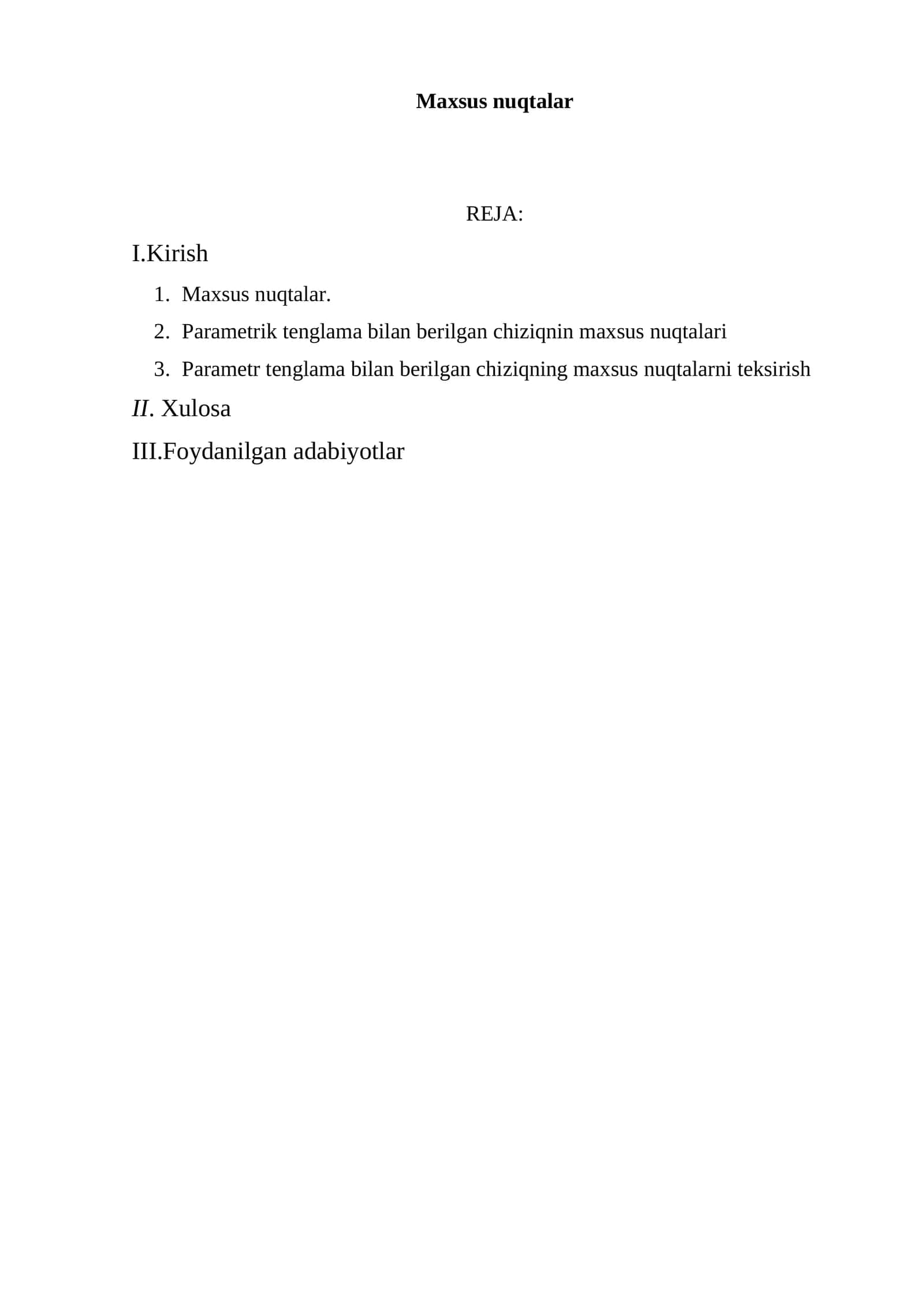 Maxsus nuqtalar 1