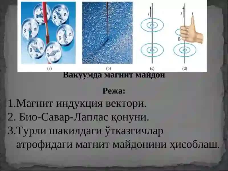 Магнетизм ва магнит майдонлари