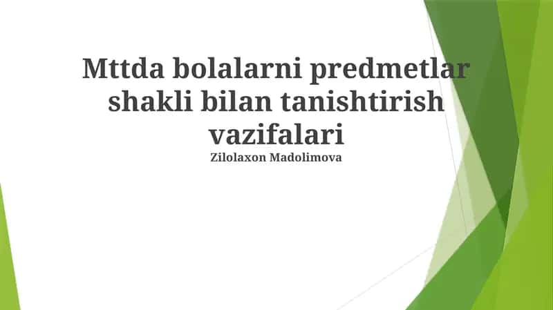 Tabiat shakllari 1