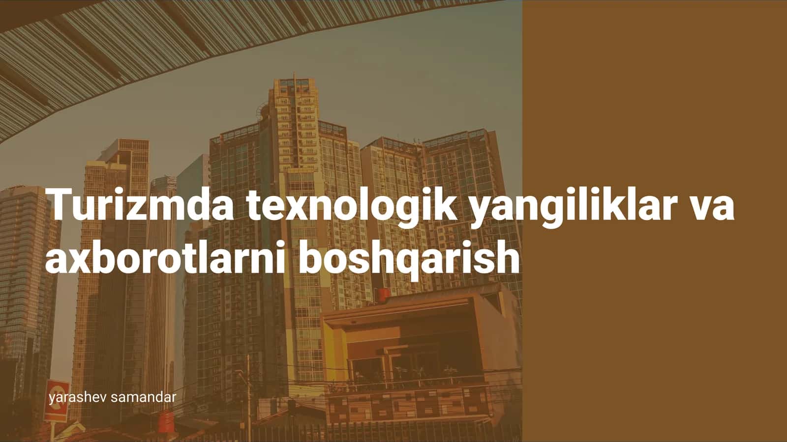 Zamonaviy Texnologiyalar Tushunchasi 1