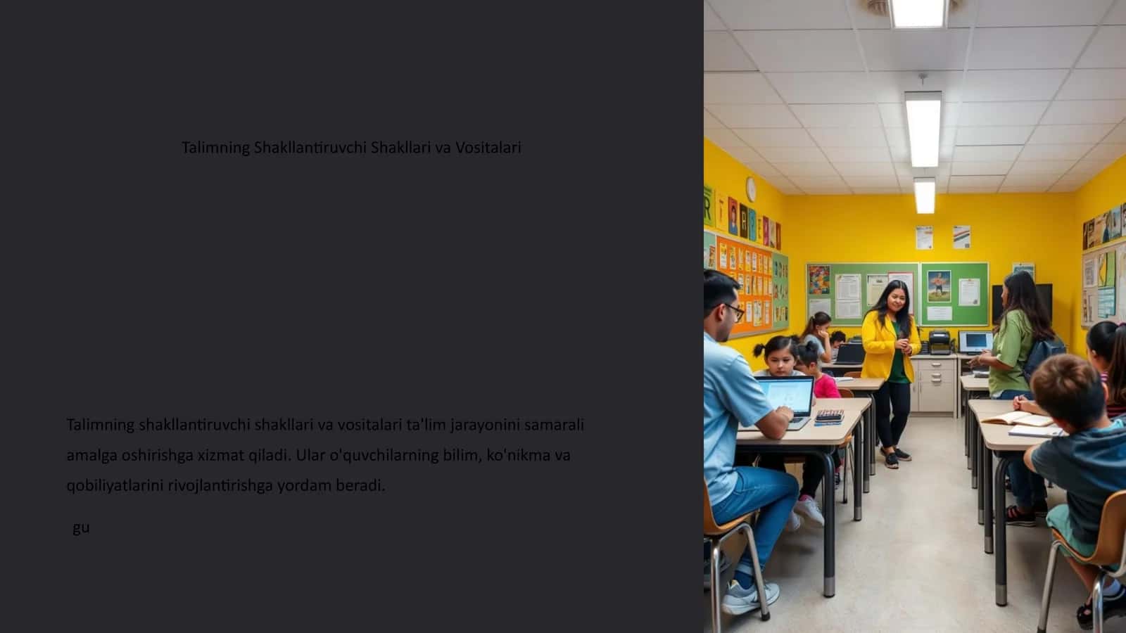 Talimning Shakllantiruvchi Shakllari va Vositalari 1