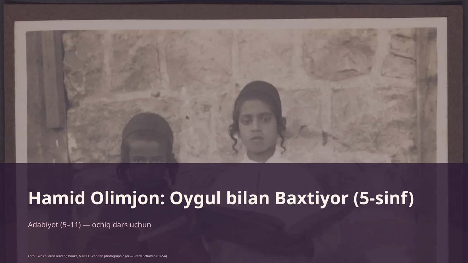 Adabiyot (5– 1