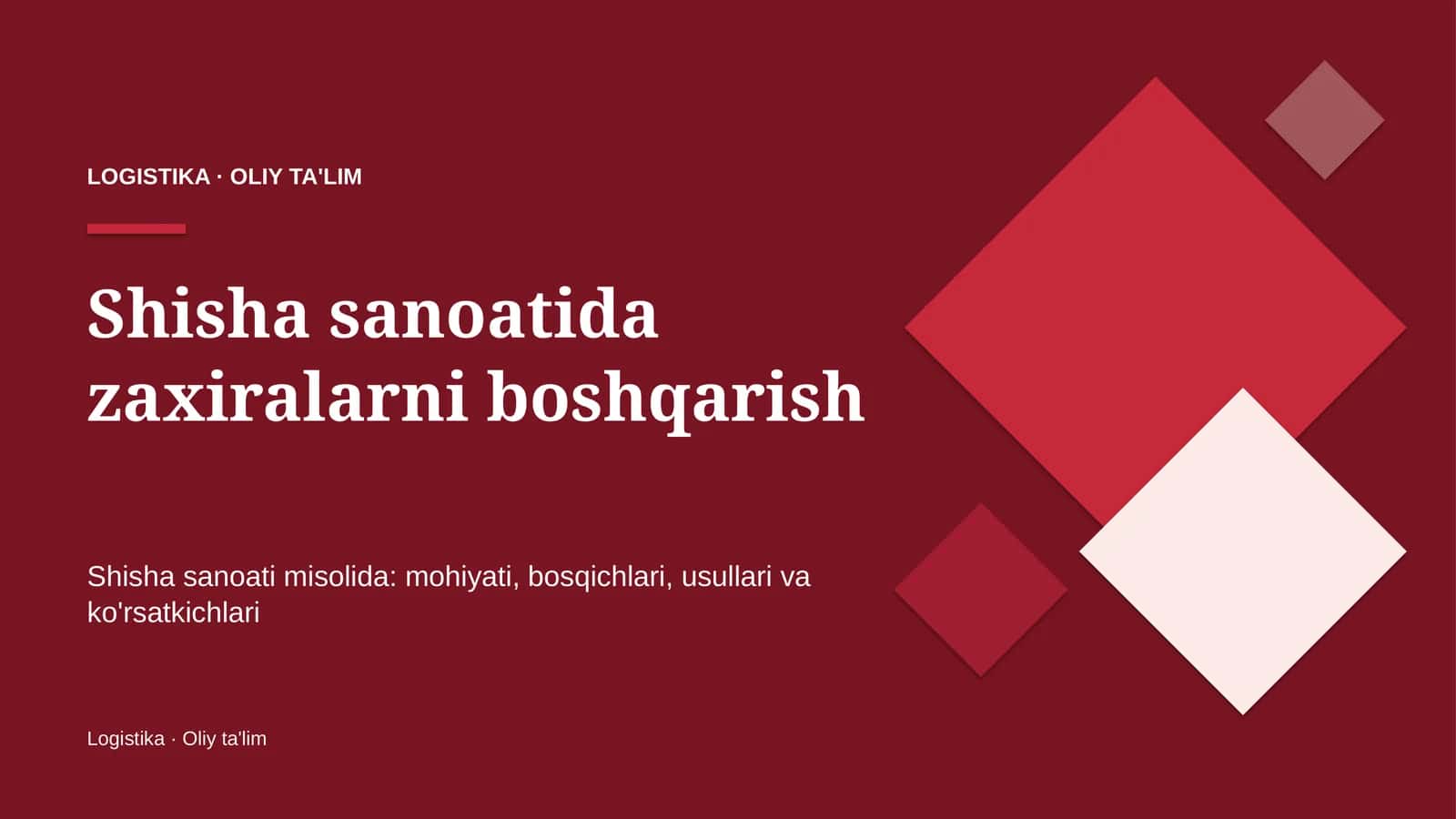 shisha sanoatida zaxiralarni boshqarish 9258 1