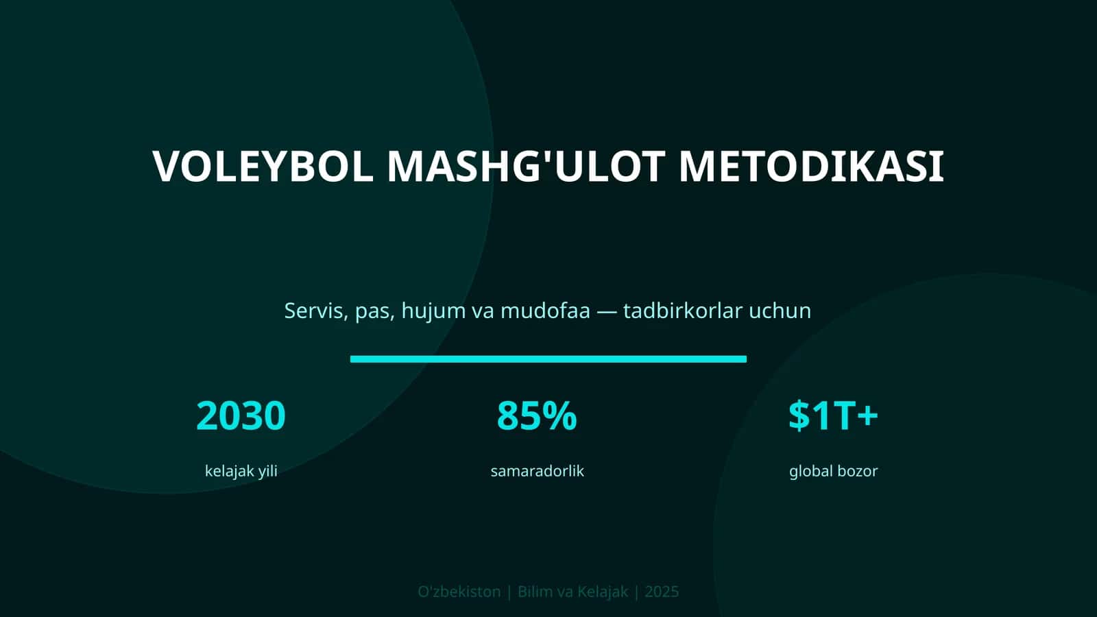 Voleybol Mashg'ulot Metodikasi 1