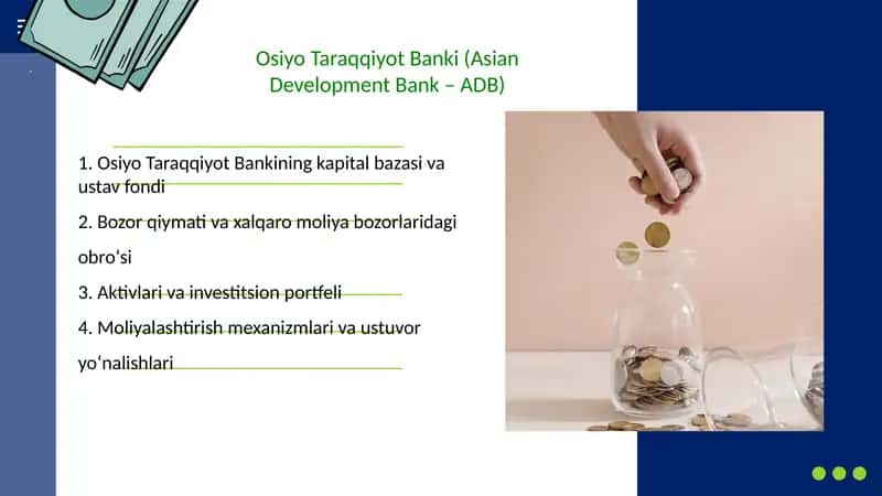 Osiyo Taraqqiyot Banki (Asian Development Bank – ADB) 1