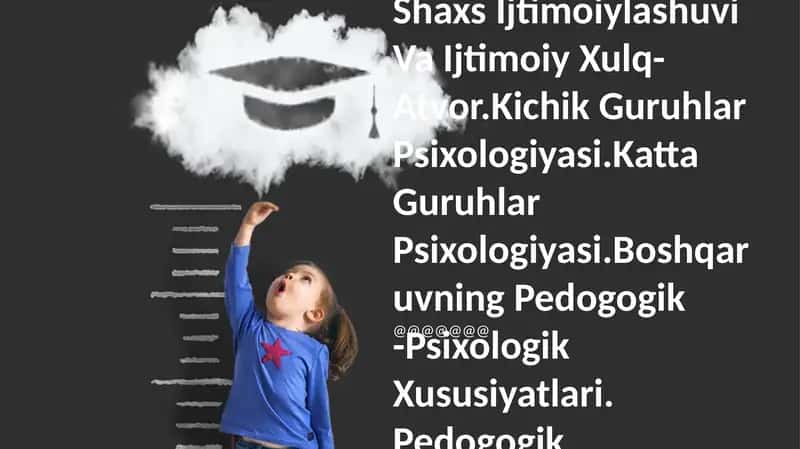 Shaxsiy ijtimoiylashuv va ijtimoiy xulq-atvor 1