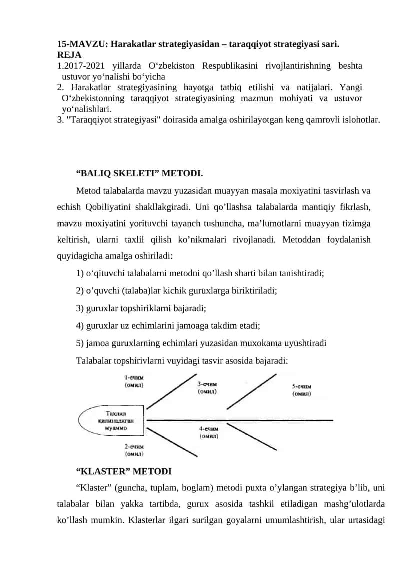 BALIQ SKELETI METODI 1