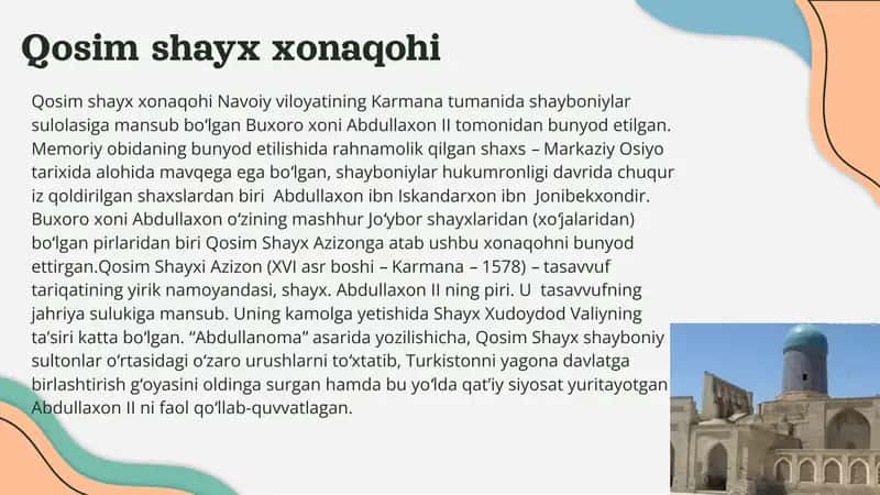 Qosim shayx xonaqohi 1