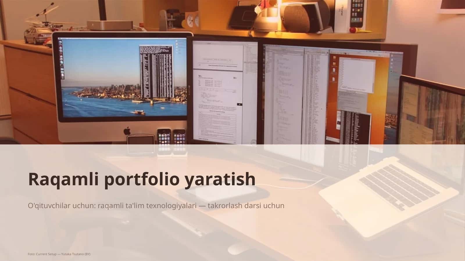 Raqamli portfolio yaratish 1