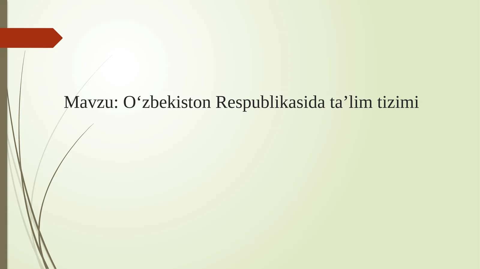 O‘zbekiston Respublikasi data’lim tizimi 1