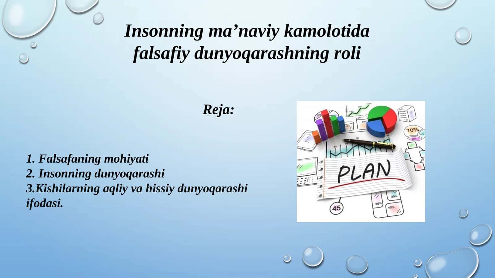 Insonning ma’naviy kamolotida falsafiy dunyoqarashning roli 1