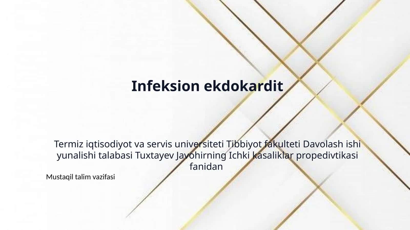 Infeksion ekdokardit 1