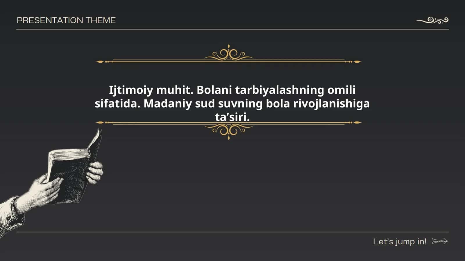 Oila muhiti va bolani tarbiyalash 1