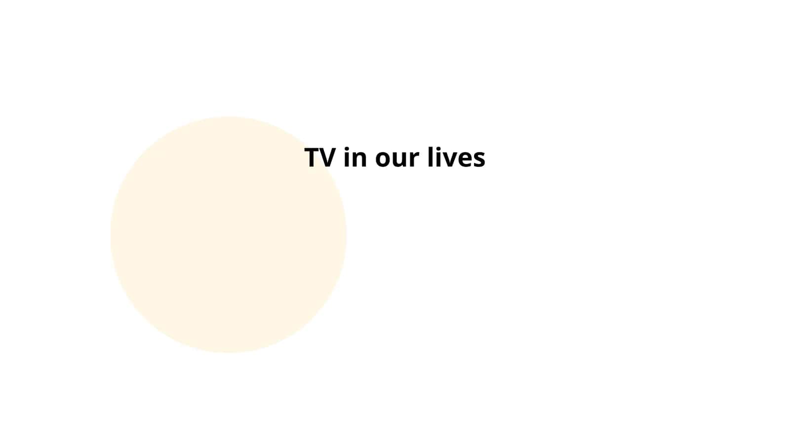 TV in our lives 1