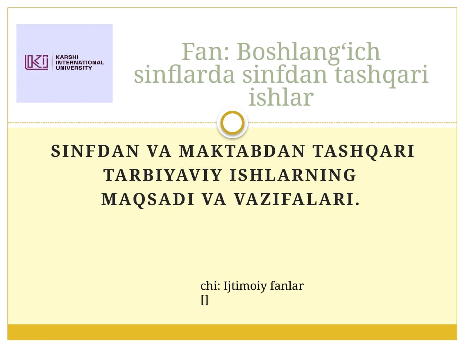 Tarbiyaviy ishlar metodikasi 1