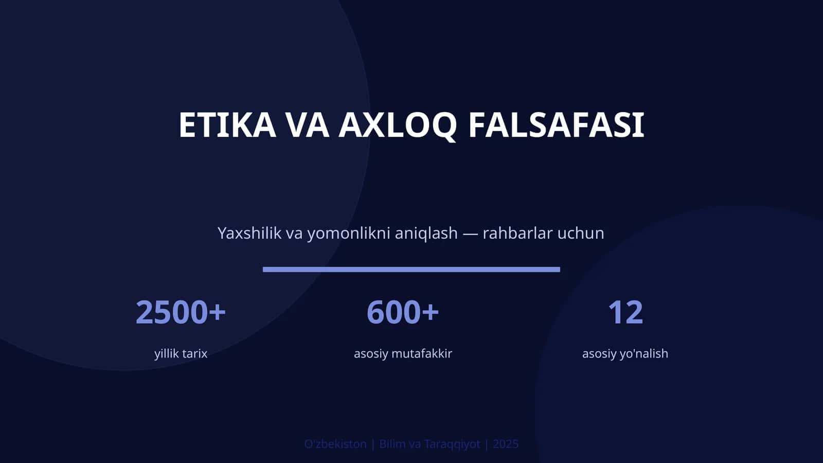 ETIKA VA AXLOQ FALSAFASI 1