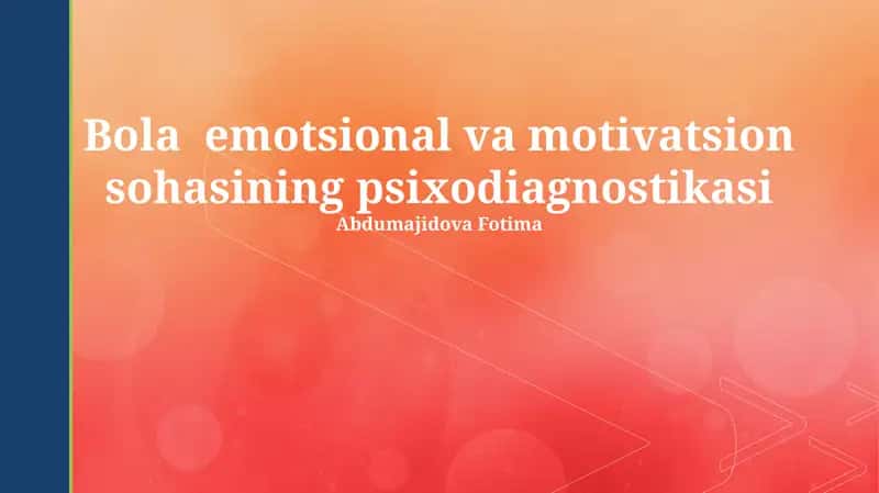 Kasbiy yo‘nalishni aniqlashda psixodiagnostika 1