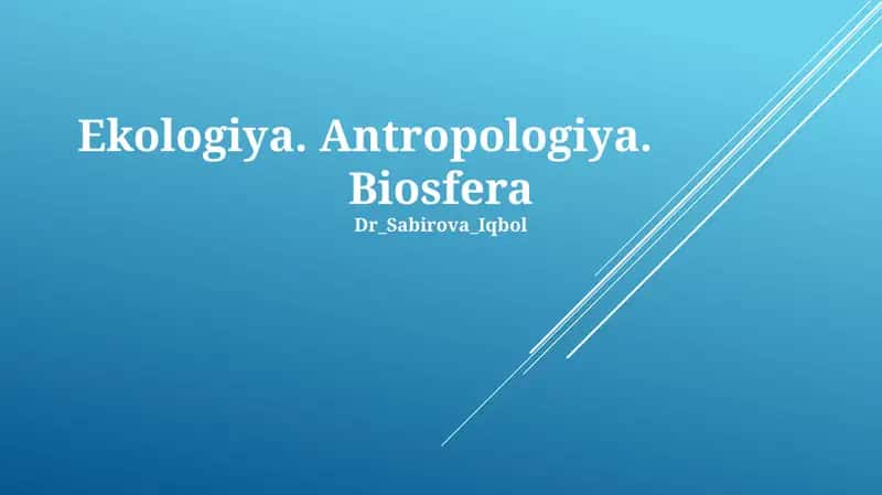Ekologiya 1