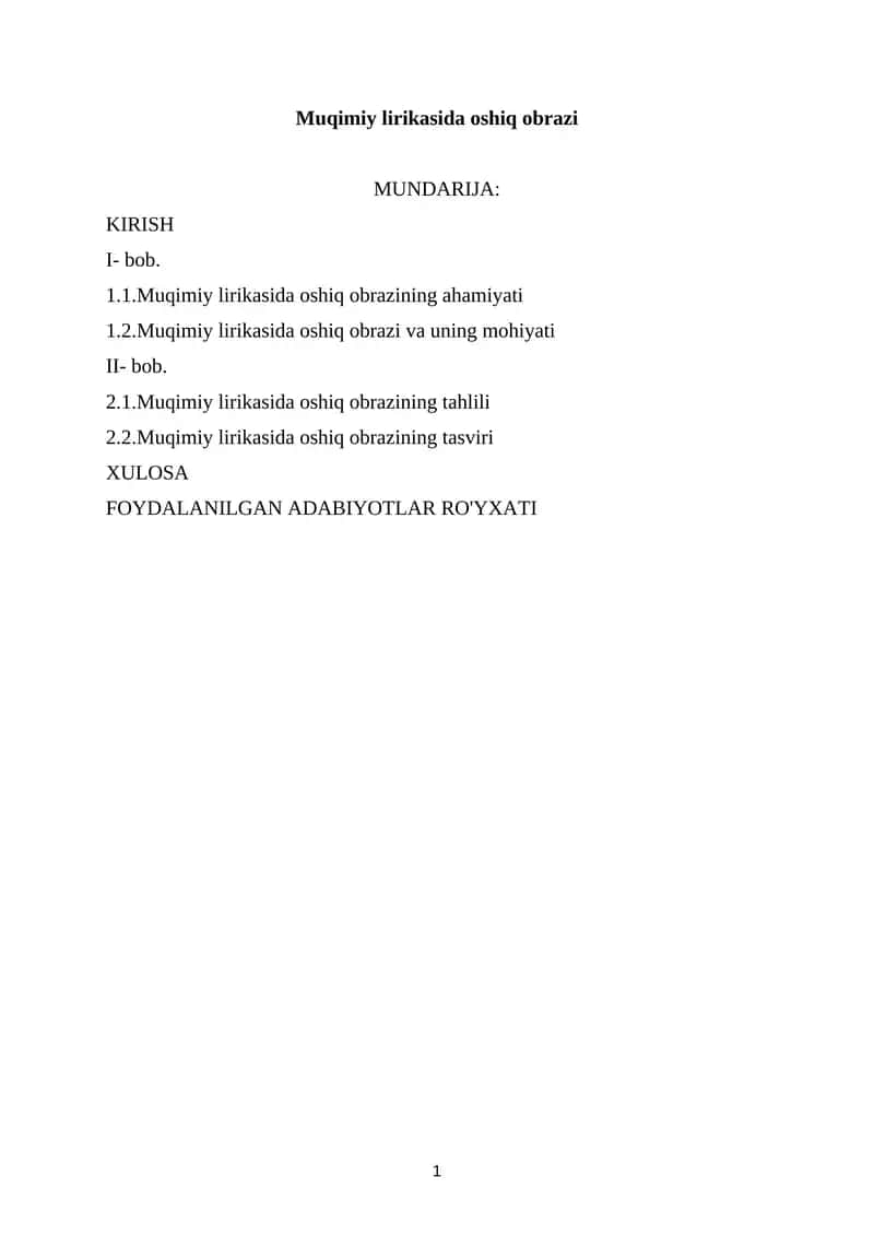 Muqimiy lirikasida oshiq obrazi 1