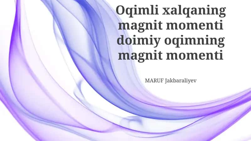 Magnit momenti 1