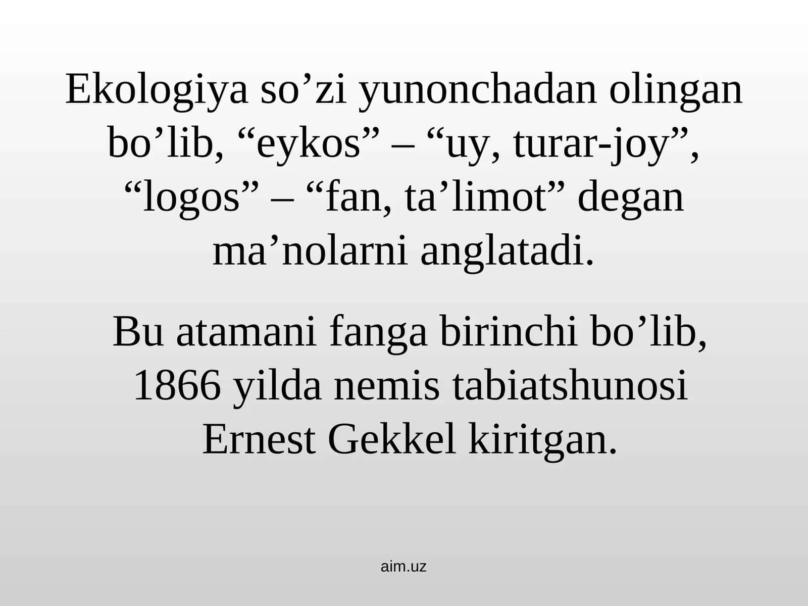 Ekologiya 1