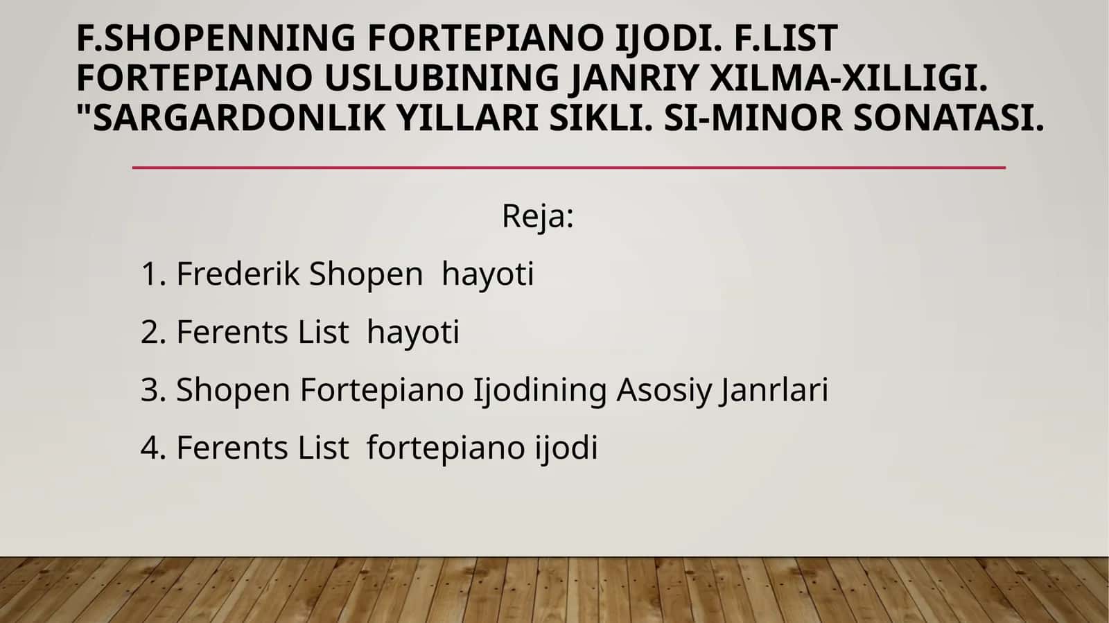 F.Shopenning fortepiano ijodi 1