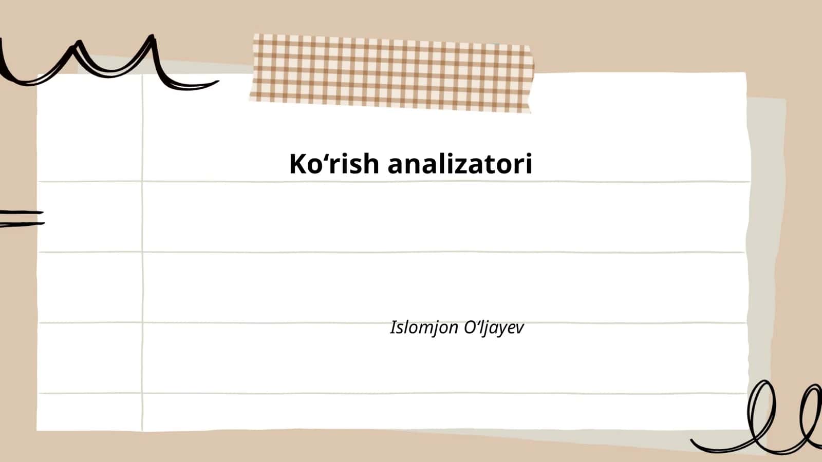 Ko‘rish analizatori 1