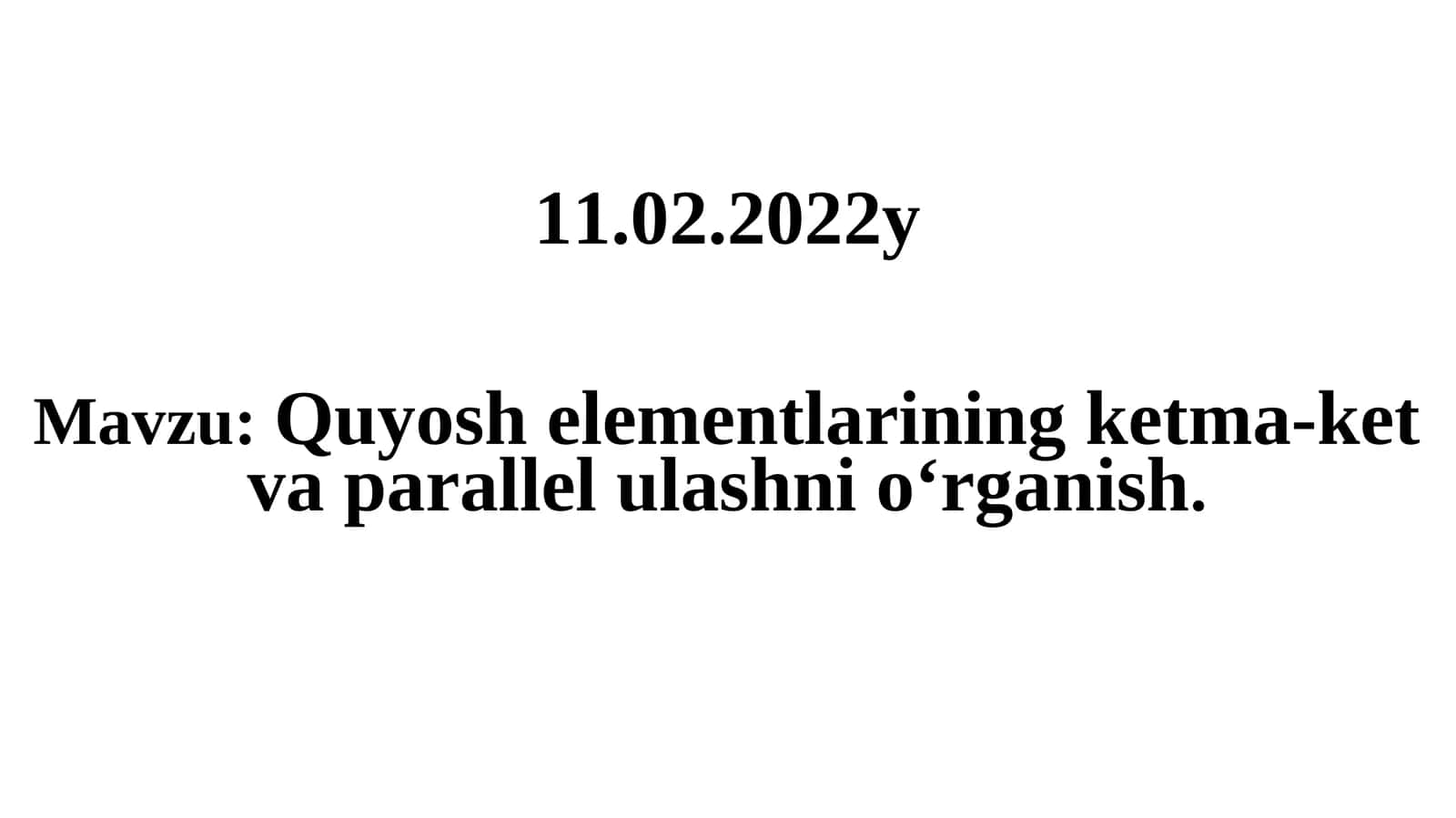 Quyosh batareyalarini ketma-ket ulash 1