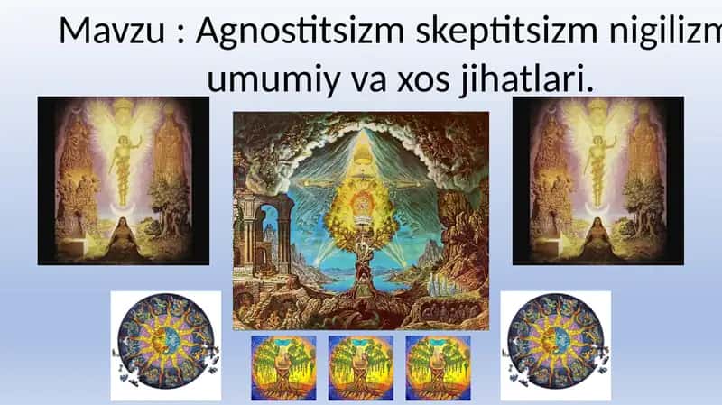 Agnostitsizm skeptitsizm nigilizm 1